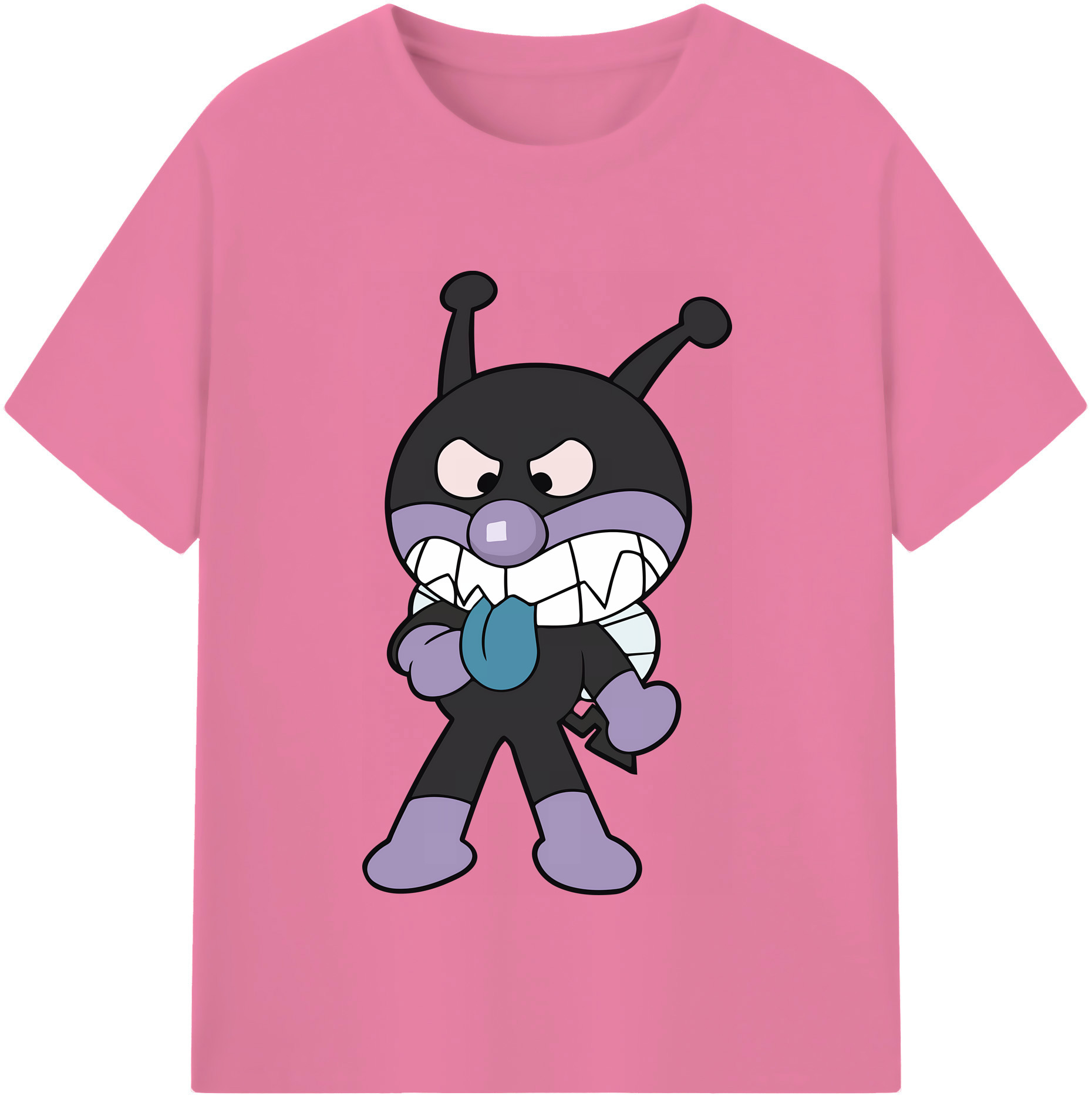 （画像用） アンパンマン Anpanman 綿100％半袖Tシャツ（フロントプリント）